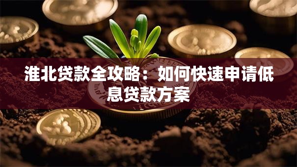 淮北贷款全攻略：如何快速申请低息贷款方案