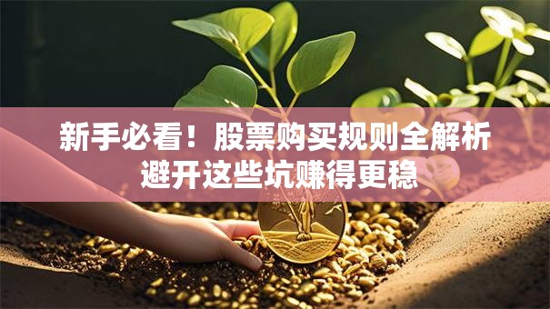 新手必看！股票购买规则全解析 避开这些坑赚得更稳
