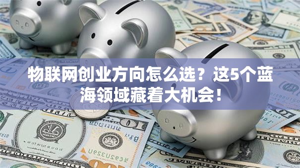 物联网创业方向怎么选？这5个蓝海领域藏着大机会！