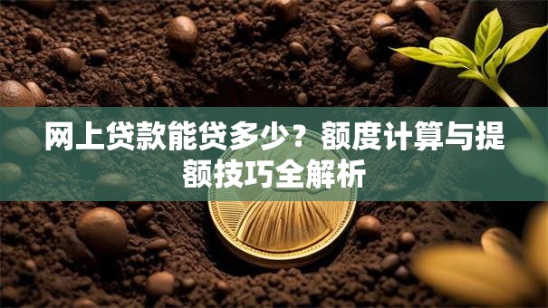 网上贷款能贷多少？额度计算与提额技巧全解析