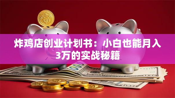 炸鸡店创业计划书：小白也能月入3万的实战秘籍