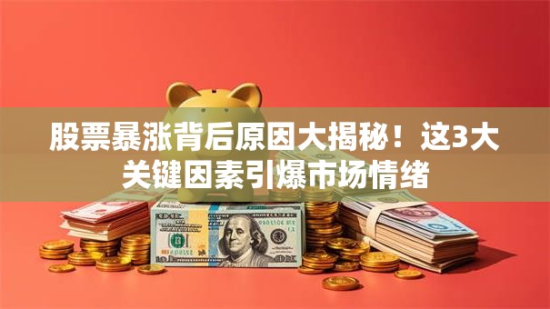 股票暴涨背后原因大揭秘！这3大关键因素引爆市场情绪