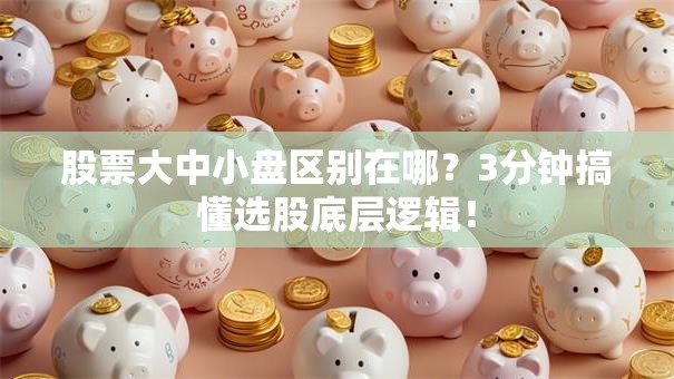 股票大中小盘区别在哪？3分钟搞懂选股底层逻辑！