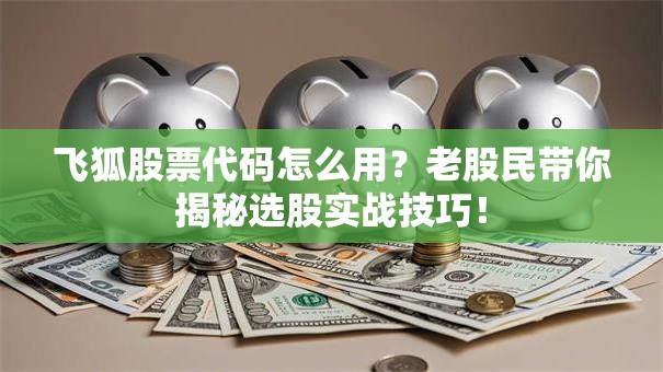 飞狐股票代码怎么用？老股民带你揭秘选股实战技巧！