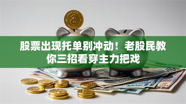 股票出现托单别冲动！老股民教你三招看穿主力把戏