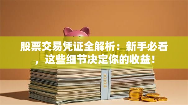 股票交易凭证全解析：新手必看，这些细节决定你的收益！