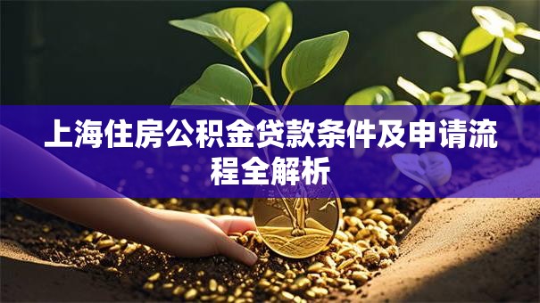 上海住房公积金贷款条件及申请流程全解析