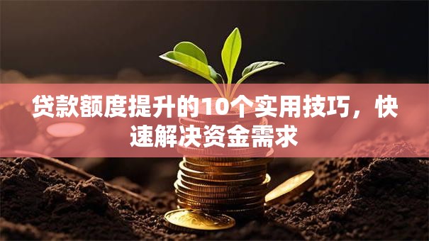 贷款额度提升的10个实用技巧，快速解决资金需求