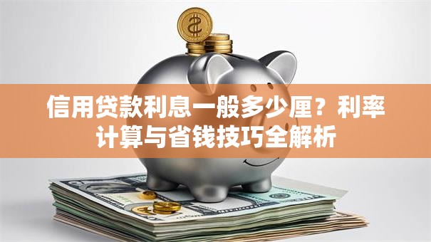 信用贷款利息一般多少厘？利率计算与省钱技巧全解析