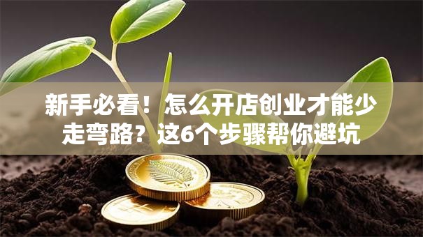 新手必看！怎么开店创业才能少走弯路？这6个步骤帮你避坑