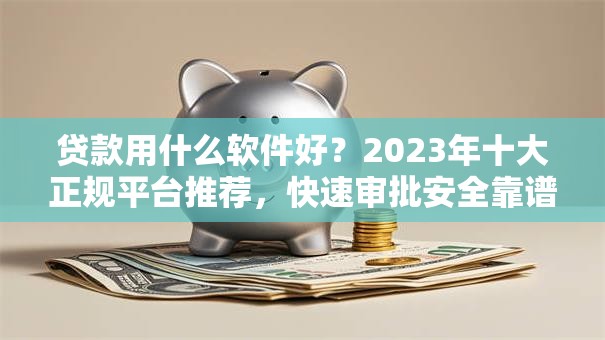 贷款用什么软件好？2023年十大正规平台推荐，快速审批安全靠谱