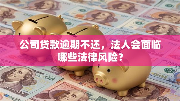 公司贷款逾期不还，法人会面临哪些法律风险？