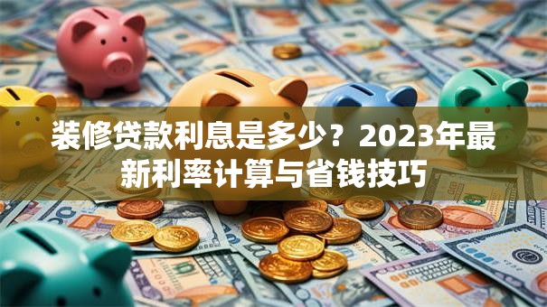 装修贷款利息是多少？2023年最新利率计算与省钱技巧