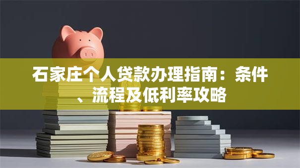 石家庄个人贷款办理指南：条件、流程及低利率攻略
