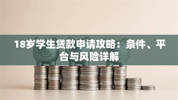 18岁学生贷款申请攻略：条件、平台与风险详解