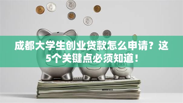 成都大学生创业贷款怎么申请？这5个关键点必须知道！