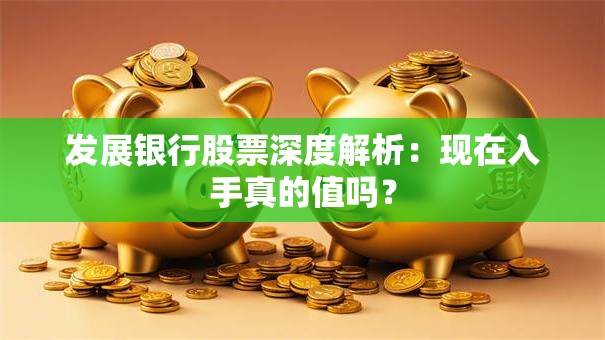 发展银行股票深度解析：现在入手真的值吗？