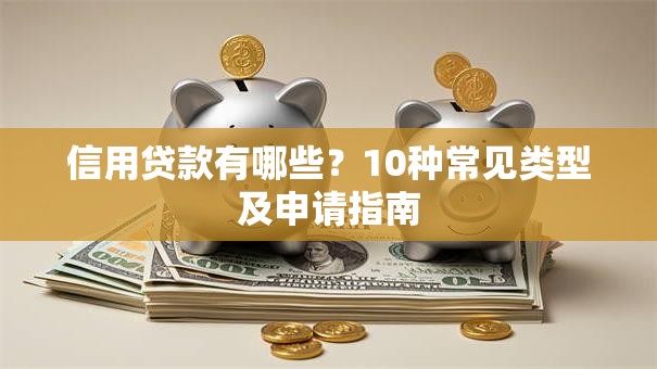 信用贷款有哪些？10种常见类型及申请指南