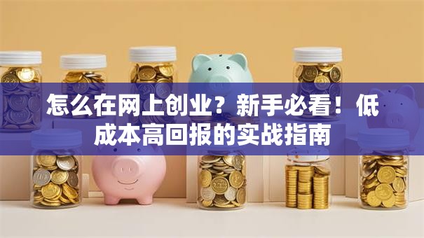 怎么在网上创业？新手必看！低成本高回报的实战指南