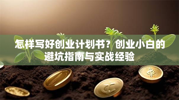 怎样写好创业计划书？创业小白的避坑指南与实战经验