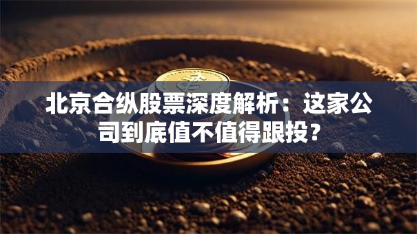 北京合纵股票深度解析：这家公司到底值不值得跟投？