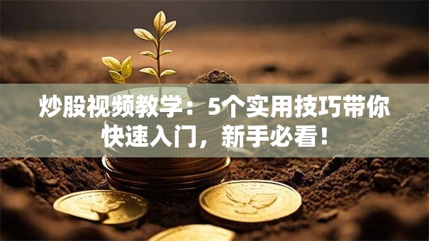 炒股视频教学：5个实用技巧带你快速入门，新手必看！