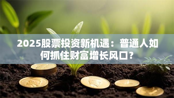 2025股票投资新机遇：普通人如何抓住财富增长风口？