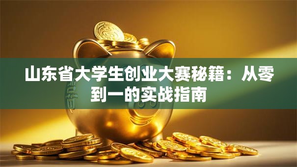 山东省大学生创业大赛秘籍：从零到一的实战指南