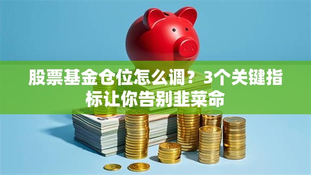 股票基金仓位怎么调？3个关键指标让你告别韭菜命