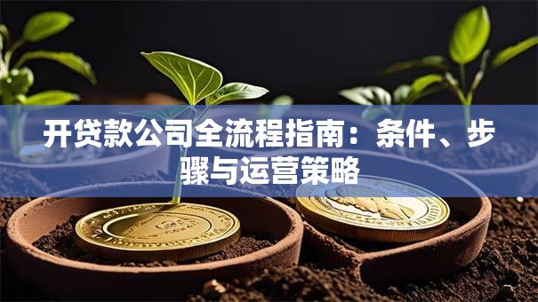 开贷款公司全流程指南：条件、步骤与运营策略