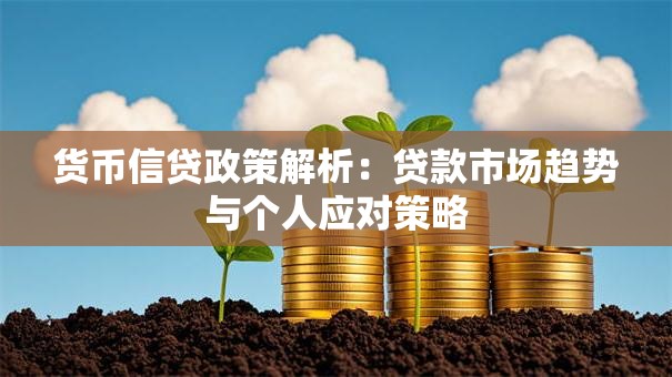 货币信贷政策解析：贷款市场趋势与个人应对策略