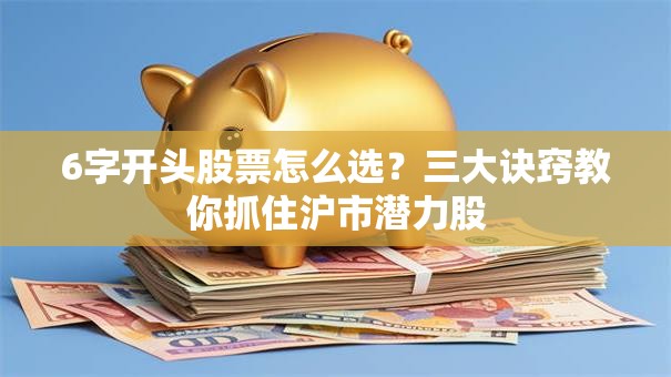 6字开头股票怎么选？三大诀窍教你抓住沪市潜力股