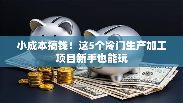 小成本搞钱！这5个冷门生产加工项目新手也能玩