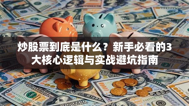 炒股票到底是什么？新手必看的3大核心逻辑与实战避坑指南