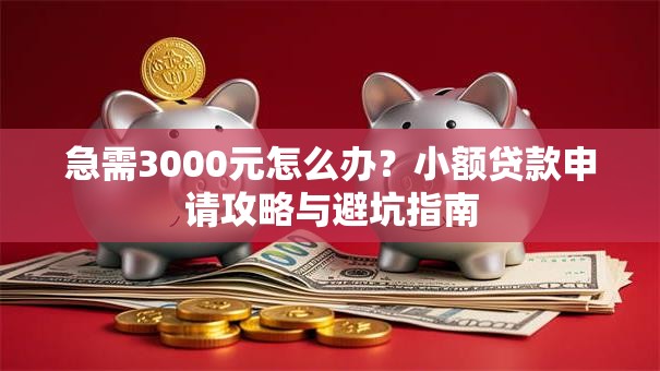急需3000元怎么办？小额贷款申请攻略与避坑指南