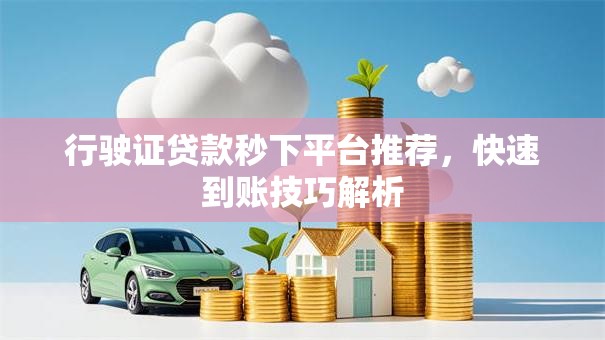 行驶证贷款秒下平台推荐，快速到账技巧解析