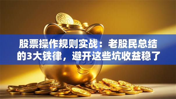 股票操作规则实战：老股民总结的3大铁律，避开这些坑收益稳了！