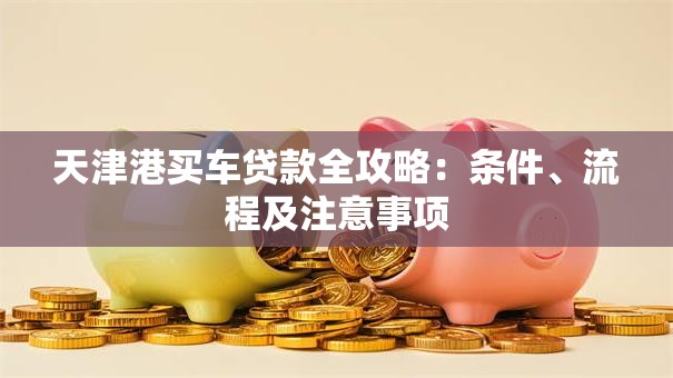 天津港买车贷款全攻略：条件、流程及注意事项
