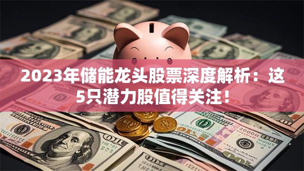 2023年储能龙头股票深度解析：这5只潜力股值得关注！