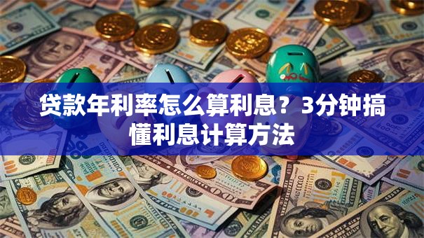 贷款年利率怎么算利息？3分钟搞懂利息计算方法