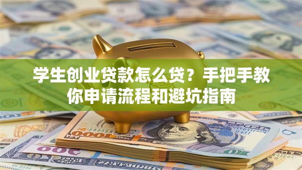 学生创业贷款怎么贷？手把手教你申请流程和避坑指南