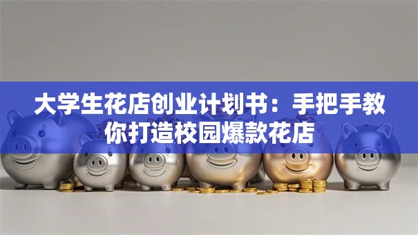 大学生花店创业计划书：手把手教你打造校园爆款花店