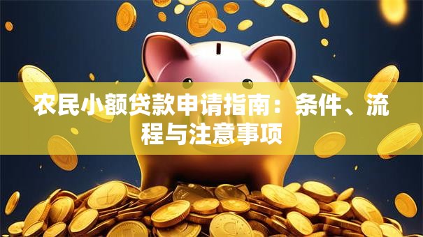 农民小额贷款申请指南：条件、流程与注意事项