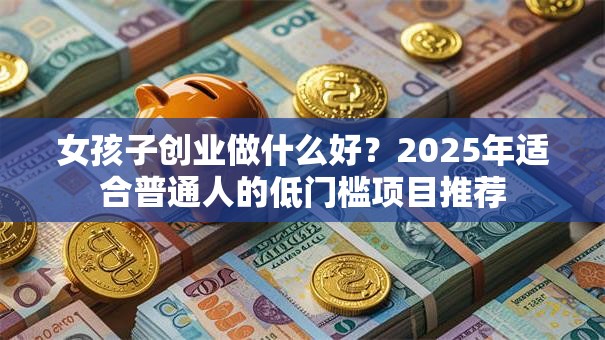 女孩子创业做什么好？2025年适合普通人的低门槛项目推荐