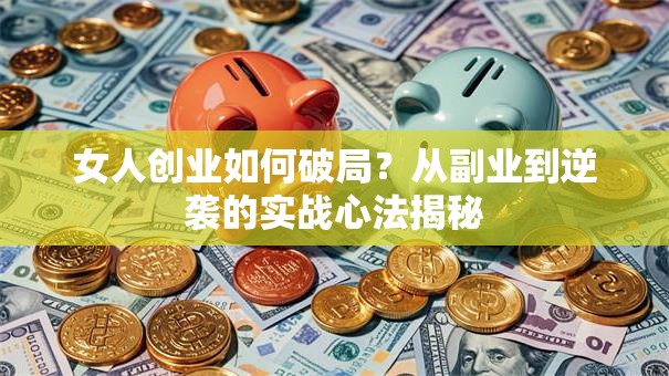 女人创业如何破局？从副业到逆袭的实战心法揭秘