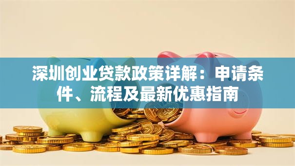 深圳创业贷款政策详解：申请条件、流程及最新优惠指南