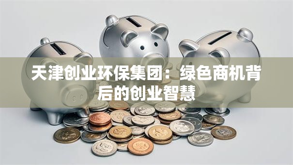 天津创业环保集团：绿色商机背后的创业智慧