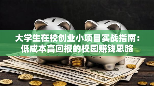 大学生在校创业小项目实战指南：低成本高回报的校园赚钱思路