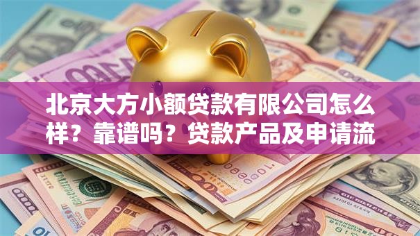 北京大方小额贷款有限公司怎么样？靠谱吗？贷款产品及申请流程解析