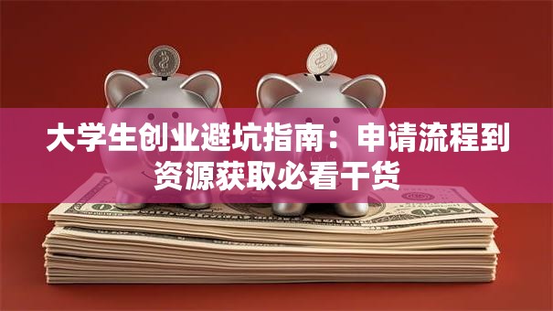 大学生创业避坑指南：申请流程到资源获取必看干货